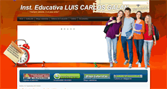 Desktop Screenshot of colegiogalanvilla.edu.co