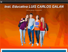 Tablet Screenshot of colegiogalanvilla.edu.co